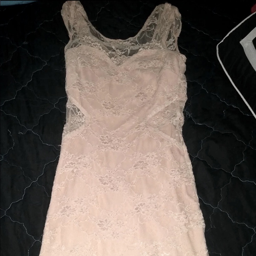 Sequin Hearts Pink Dress